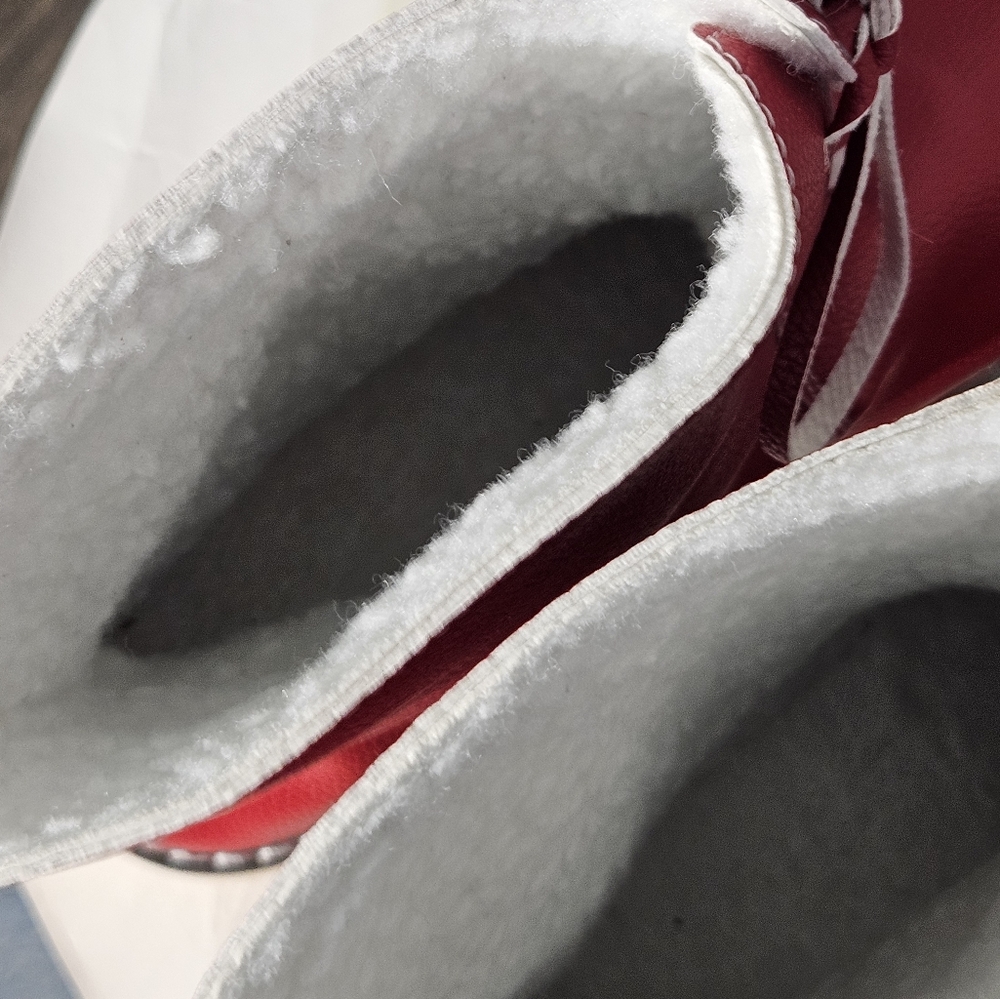 Costume Boots Size 7.5 / Cosplay Costume / Red Costume Boots / Halloween Costume - Picture 8 of 8